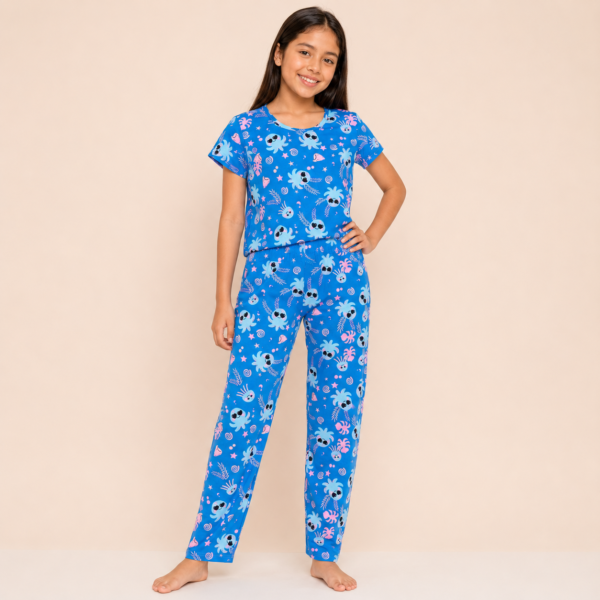 Pijama de Pantalón | Niña Julieta | 12 Und |  Estampada |